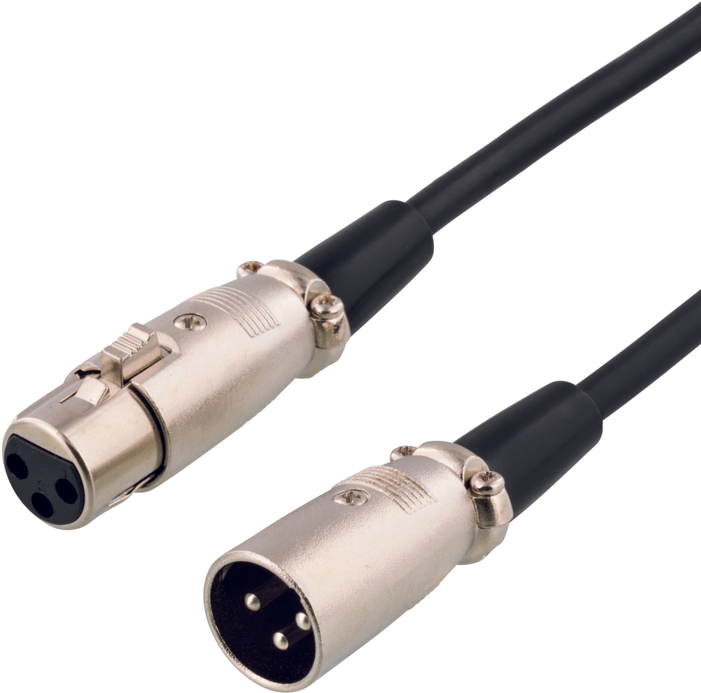 Deltaco XLR-Förlängningskabel - 10 m