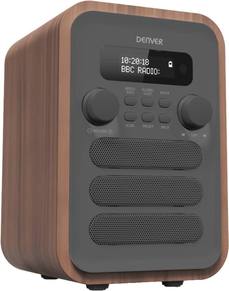 Denver DAB-48 FM / DAB + / Radio / Bluetooth - Grå
