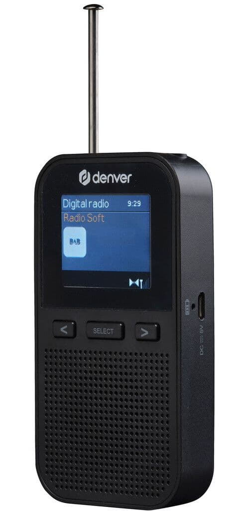 Denver DAH-126 håndholdt radio med DAB+/FM