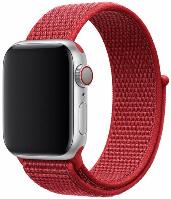Devia Deluxe Sport3 Nylon Band (Apple Watch 42/41/40/38mm) - Rød