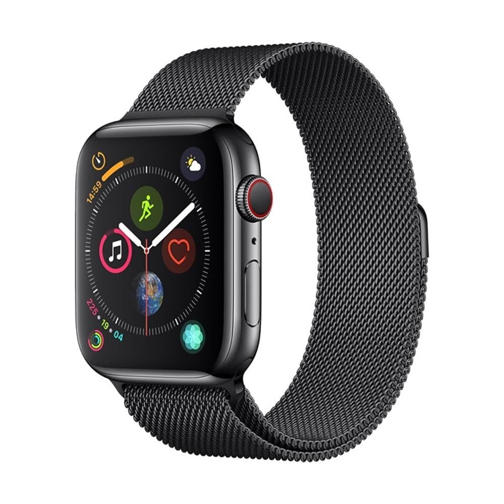 Devia Milanese Strap (Apple Watch 42/41/40/38mm) - Svart