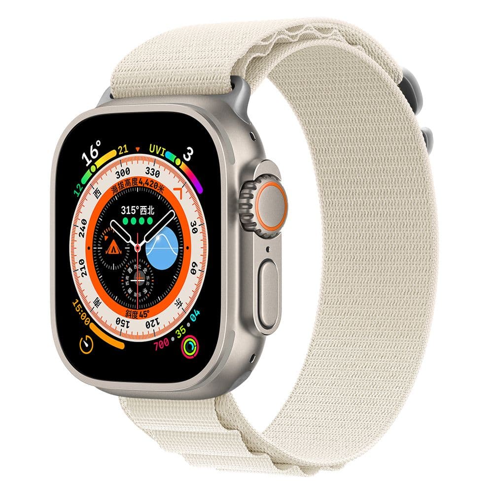 Devia Nylon Woven (Apple Watch 42/41/40/38mm) - Creme