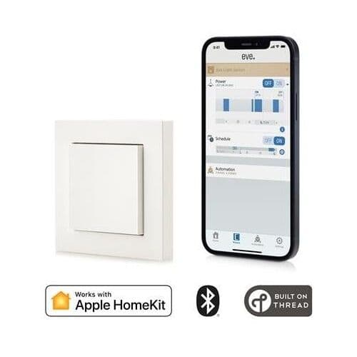 Eve Light Switch med Homekit og BT
