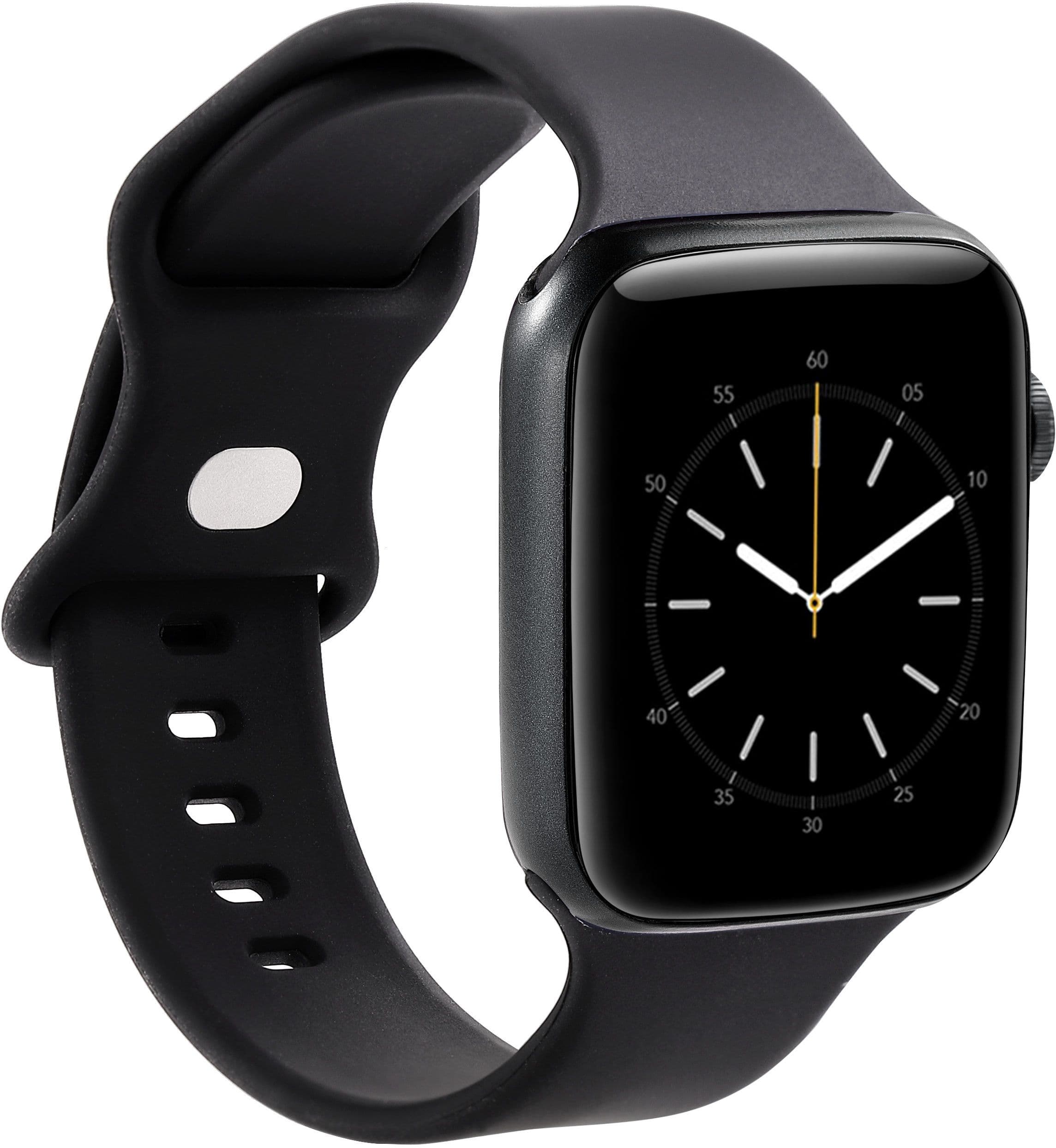 Gear Watch armbånd silikon (Apple Watch 49/46/45/44/42mm) - Svart