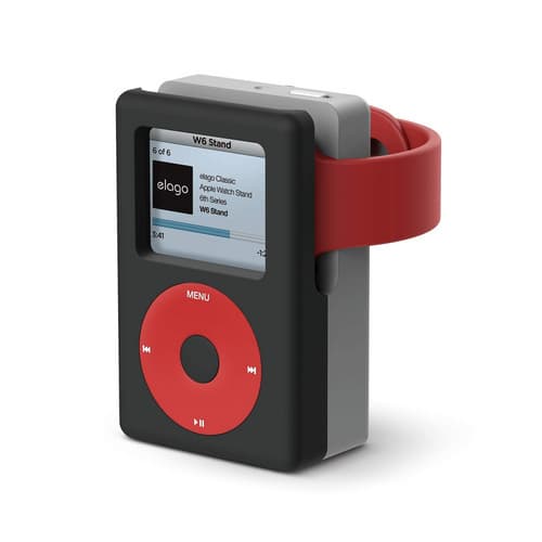 Elago W6 Vintage Stand (Apple Watch) - Svart
