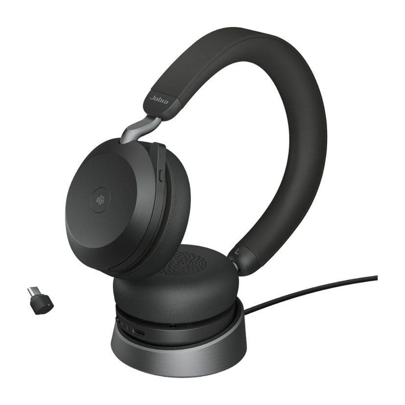 Jabra Evolve2 75 Stereo med stativ - MS USB-C