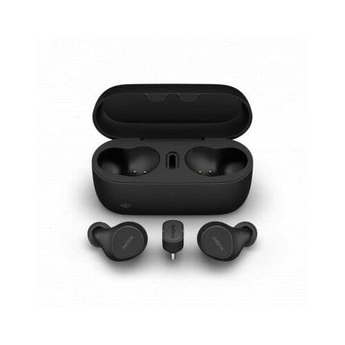 Jabra Evolve2 Buds med trådløs ladepute - Uc usb-c
