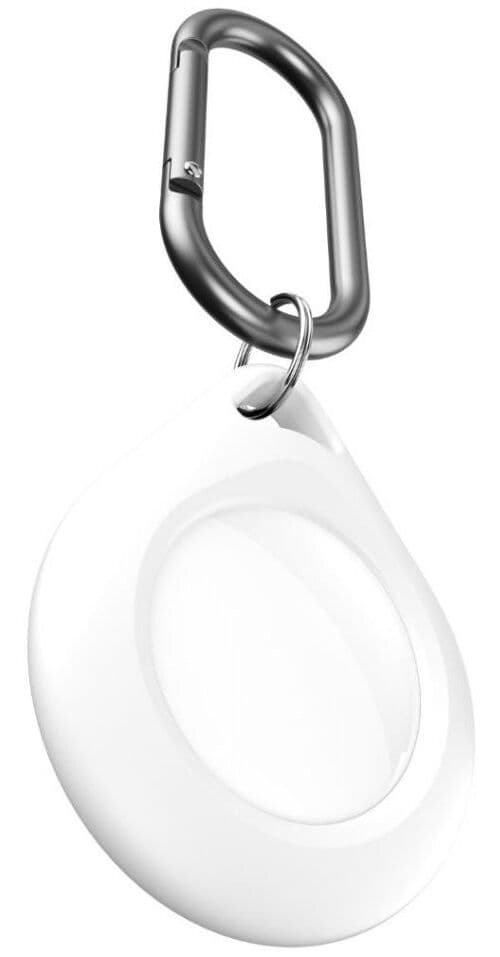 KeyBudz Secure Dock (AirTag) - 4-pakning - Hvit