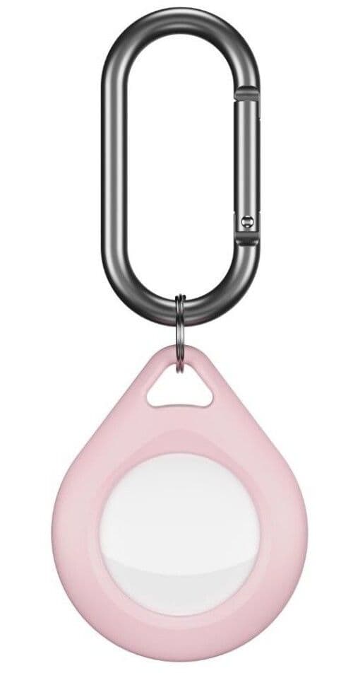 KeyBudz Secure Dock (AirTag) - 4-pakning - Rosa