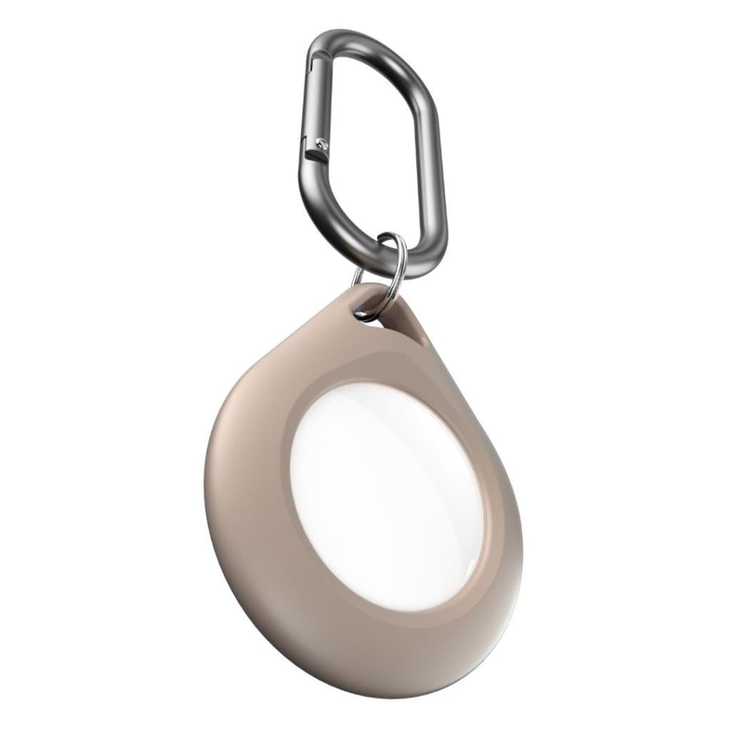 KeyBudz Secure Dock (AirTag) - 4-pakning - Beige