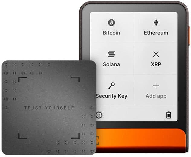 Ledger Flex with Recovery Key - Oransje