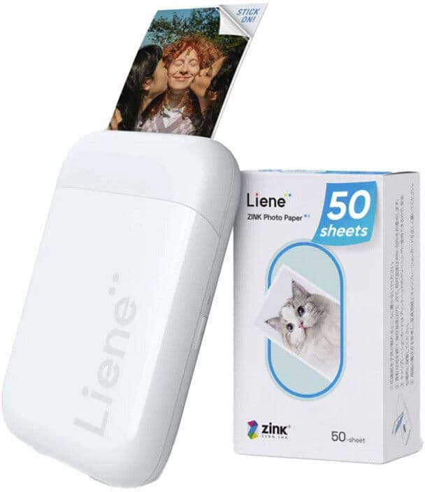 Liene Pearl K100 2x3" Portable Photo Printer - Hvit