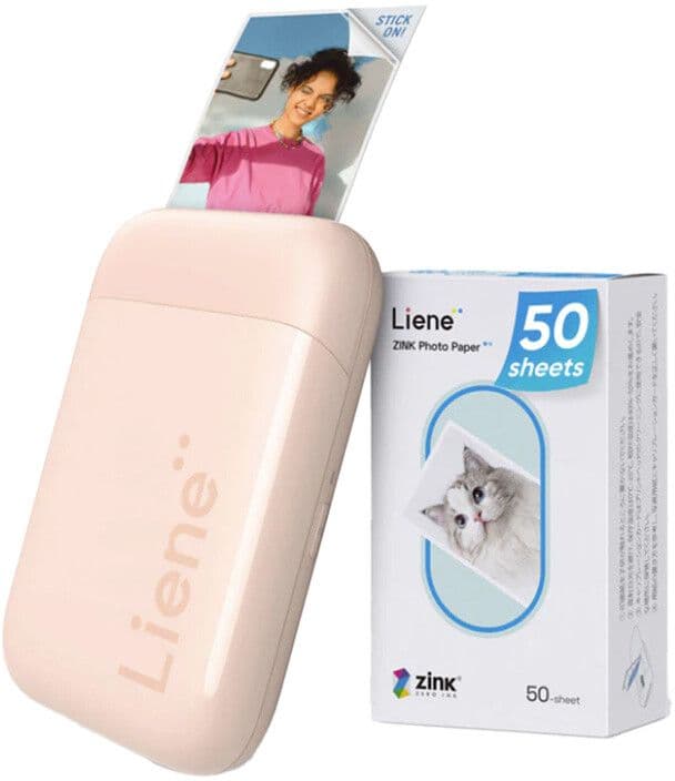Liene Pearl K100 2x3" Portable Photo Printer - Rosa