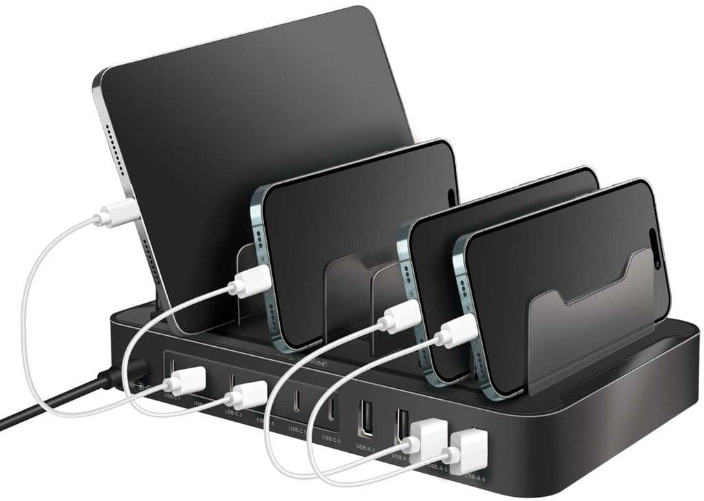 LogiLink Laddstation 6x USB-C + 4x USB-A