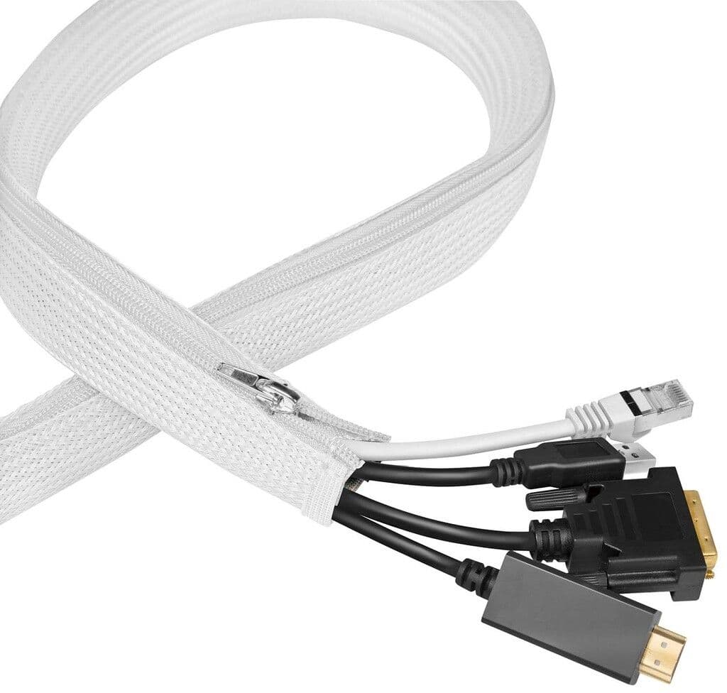 LogilLink Kabelstrømpe Med Glidelås 30mm - 5 meter