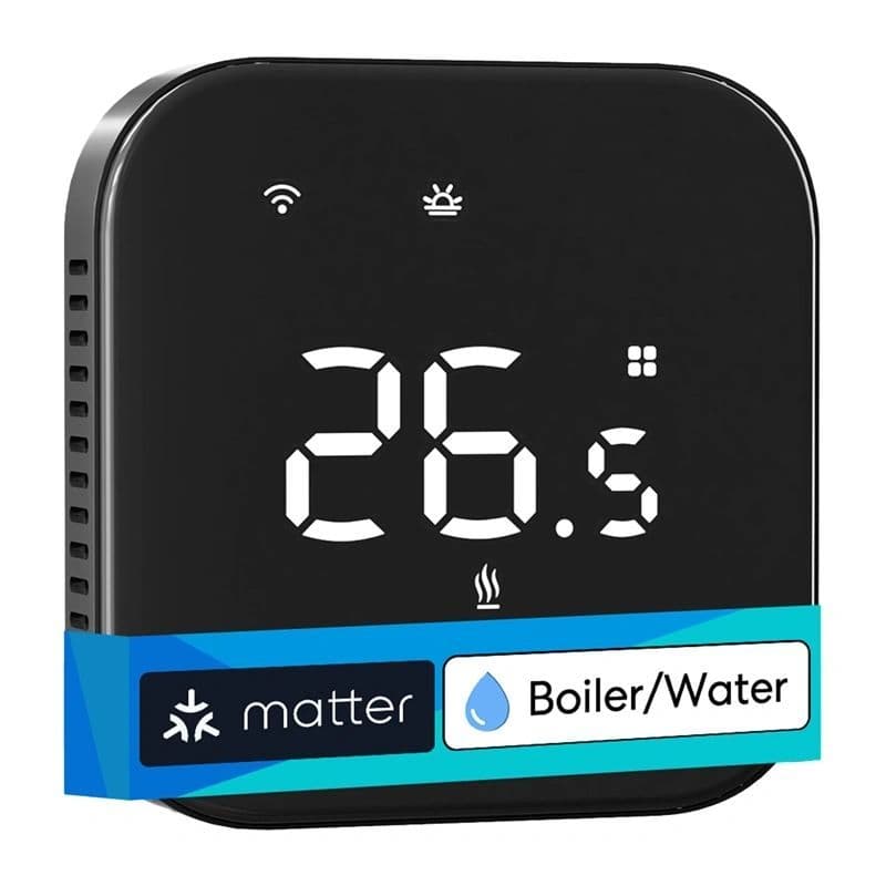 Meross MTS215BMA Smart WiFi Thermostat - Svart