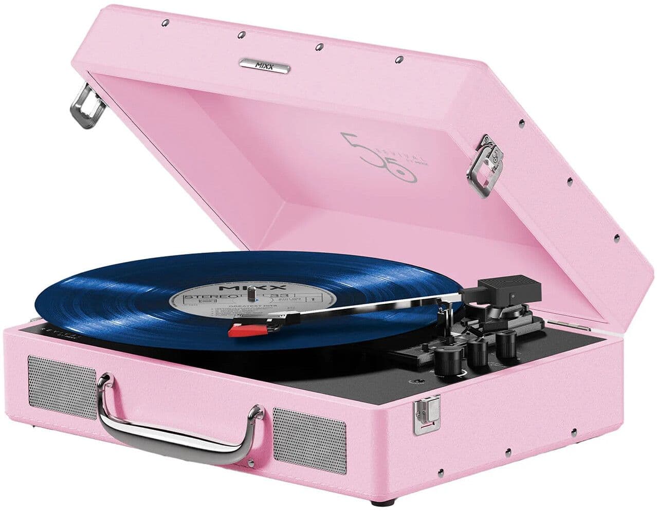 Mixx Revival 55 Vinyl Record Player - Rosa