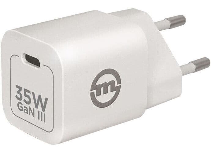 Mobile Origin GaN USB-C Vegglader 35W - Hvit