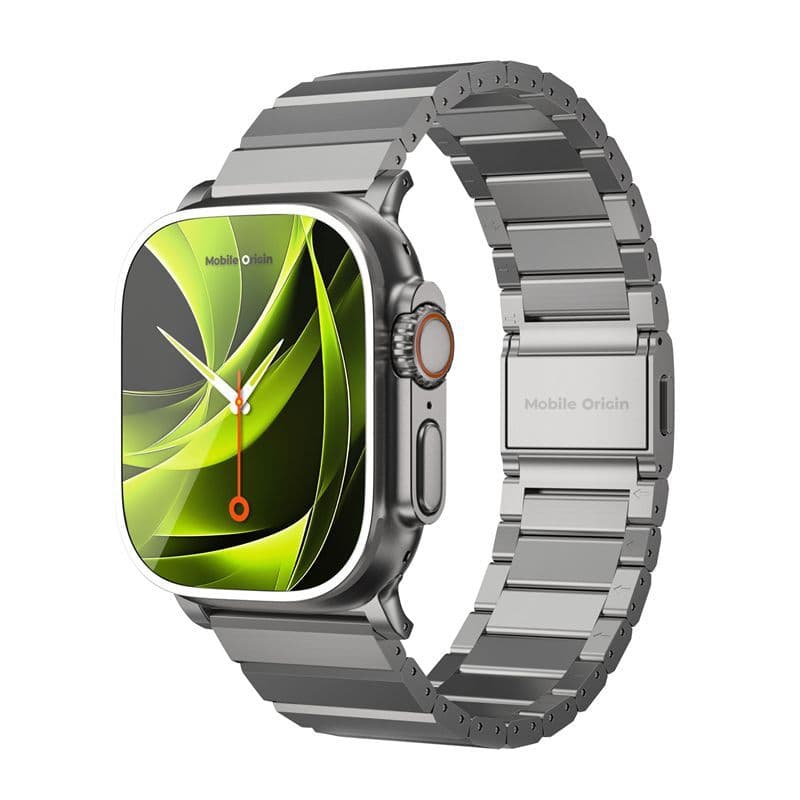 Mobile Origin Titan Armbånd Modena (Apple Watch 49/46/45/44/42 mm) - Sølv
