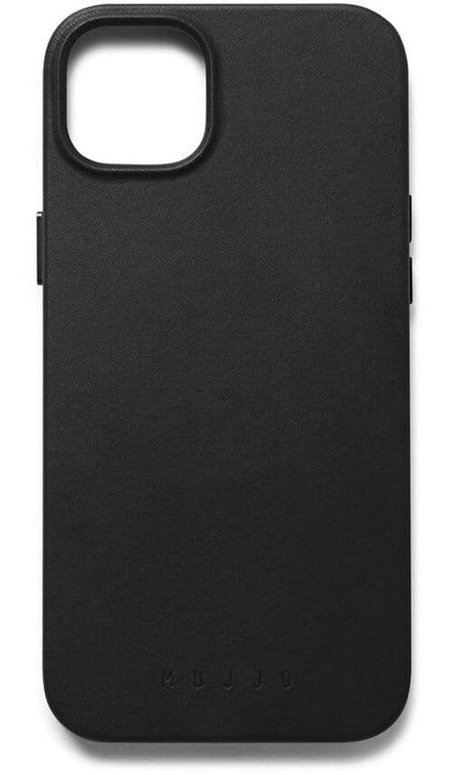 Mujjo Deksel i Hel Lær (iPhone 14 Plus) - Svart
