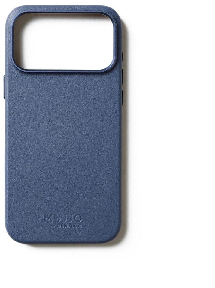 Mujjo Helskinndeksel (iPhone 17 Pro Max) - Blå
