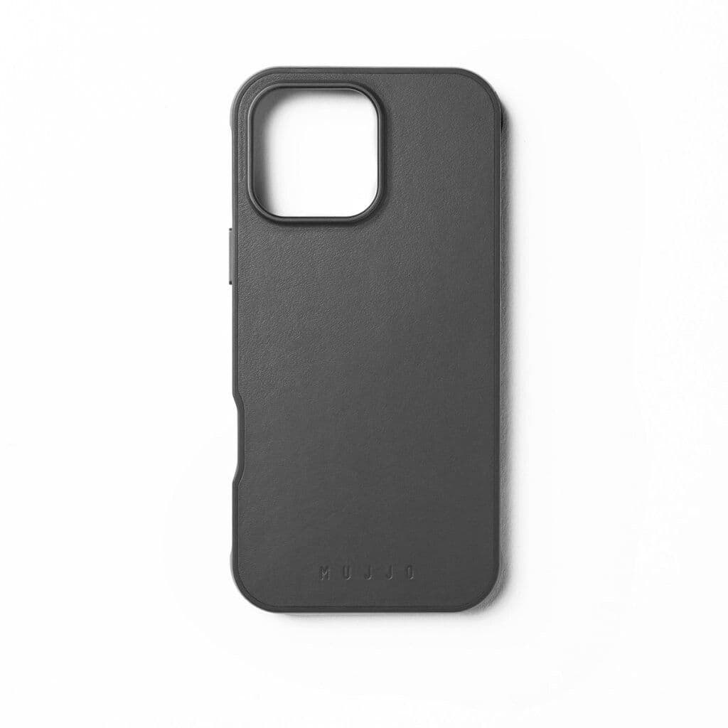 Mujjo Shield-deksel (iPhone 16 Pro Max) - Svart