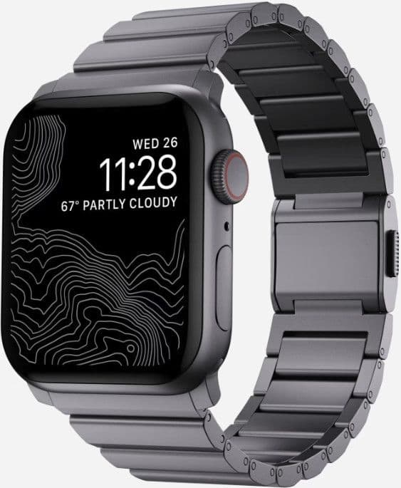 Nomad Aluminum Band (Apple Watch 49/46/45/44/42mm) - Grå