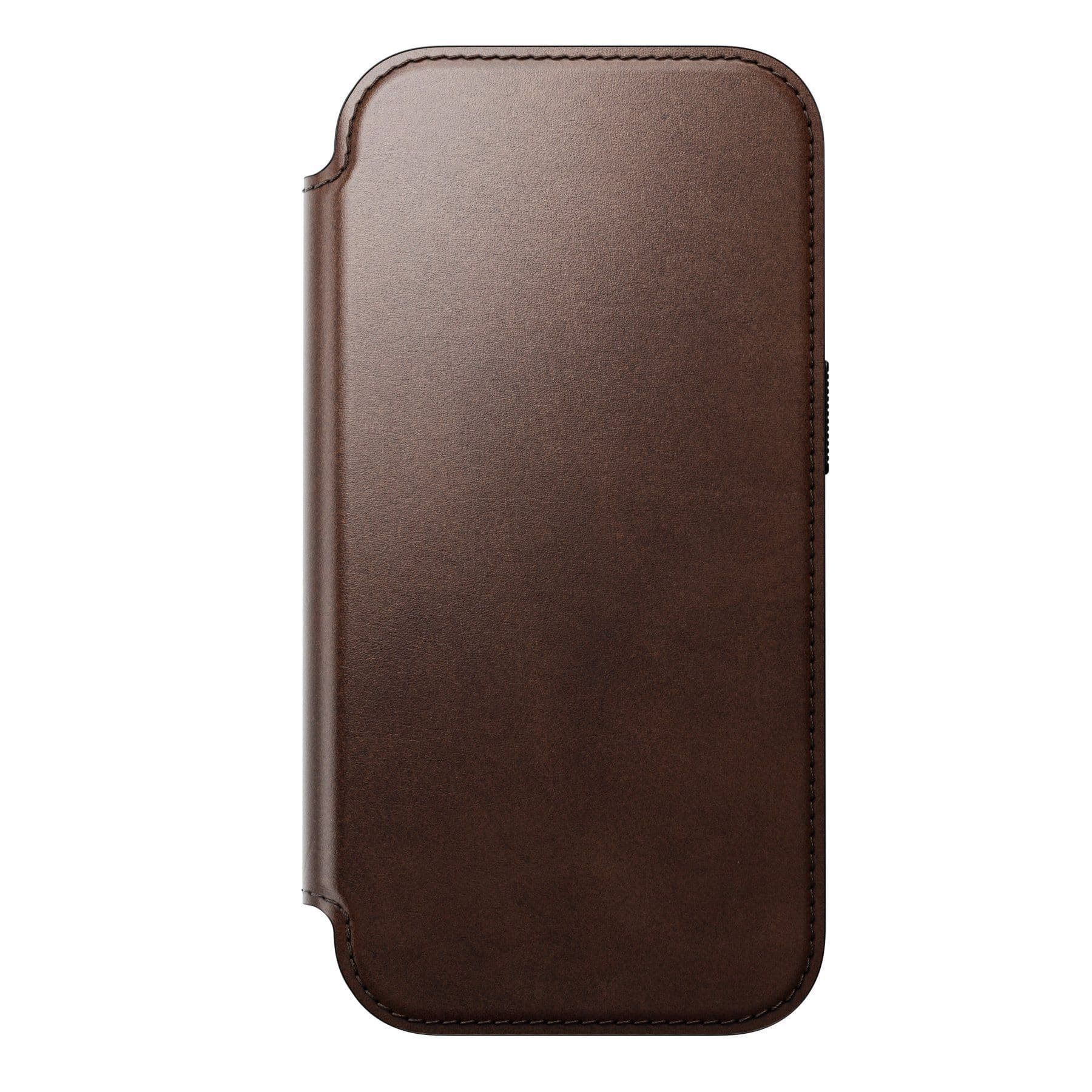 Nomad Modern Horween Leather Folio (iPhone 17 Pro Max/18 Pro Max) - Brun