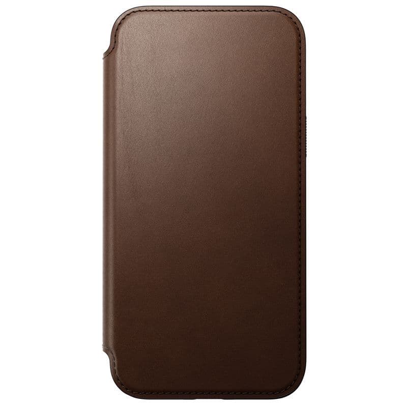 Nomad Modern Leather Folio (iPhone 15 Pro Max) - Mørkebrun
