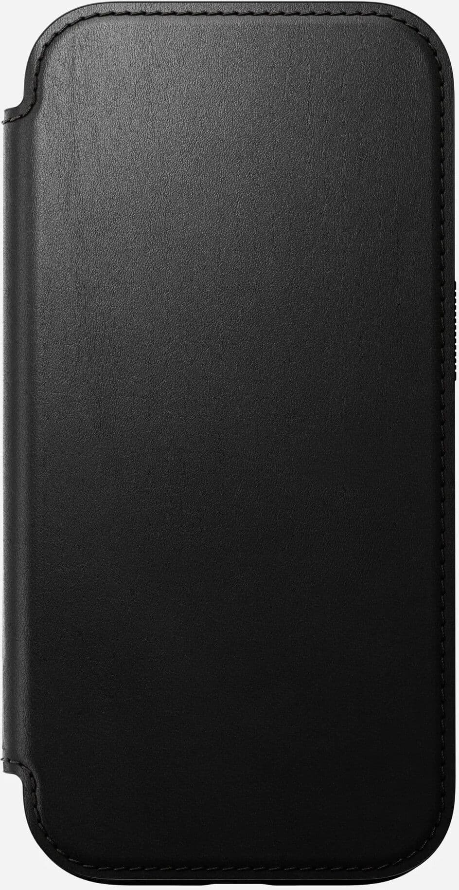 Nomad Modern Leather Folio (iPhone 16 Plus) - Svart