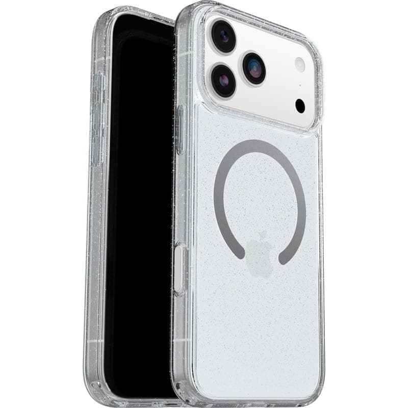OtterBox Symmetry Clear MagSafe (iPhone 17 Pro) - Transparent glitter