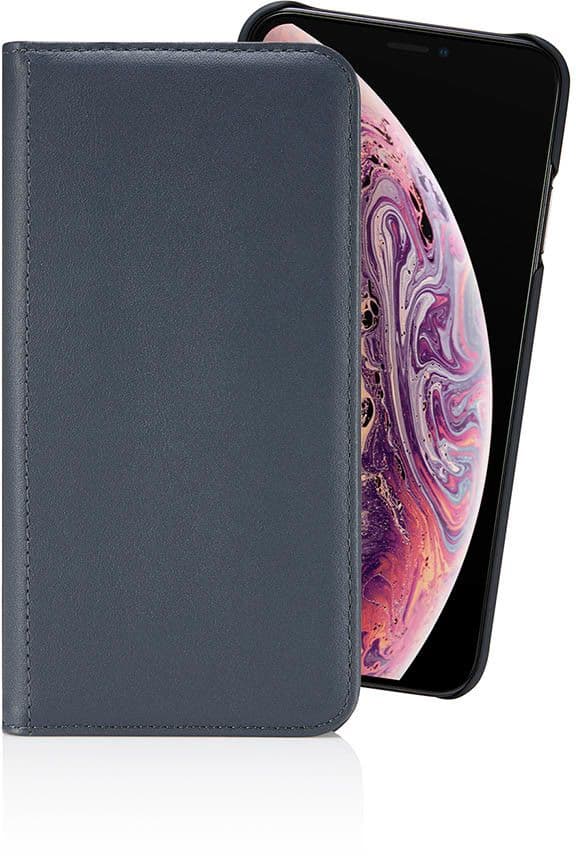 Pipetto Magnetic Folio (iPhone Xs Max) - Marineblå