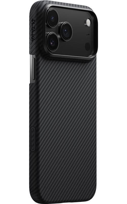 Pitaka Ultra-Slim Case (iPhone 17 Pro) - Black/Grey Twill