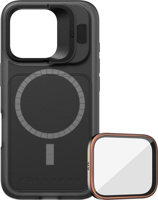 PolarPro LiteChaser BaseCase + UV-filtersett (iPhone 16 Pro)