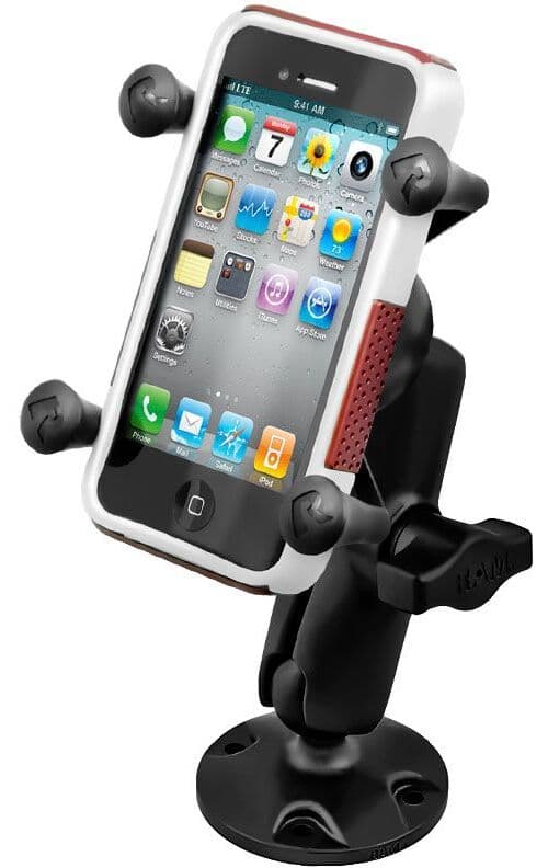 RAM Mount - Fleksibel holder (X-Grip) med skrumontering (iPhone)