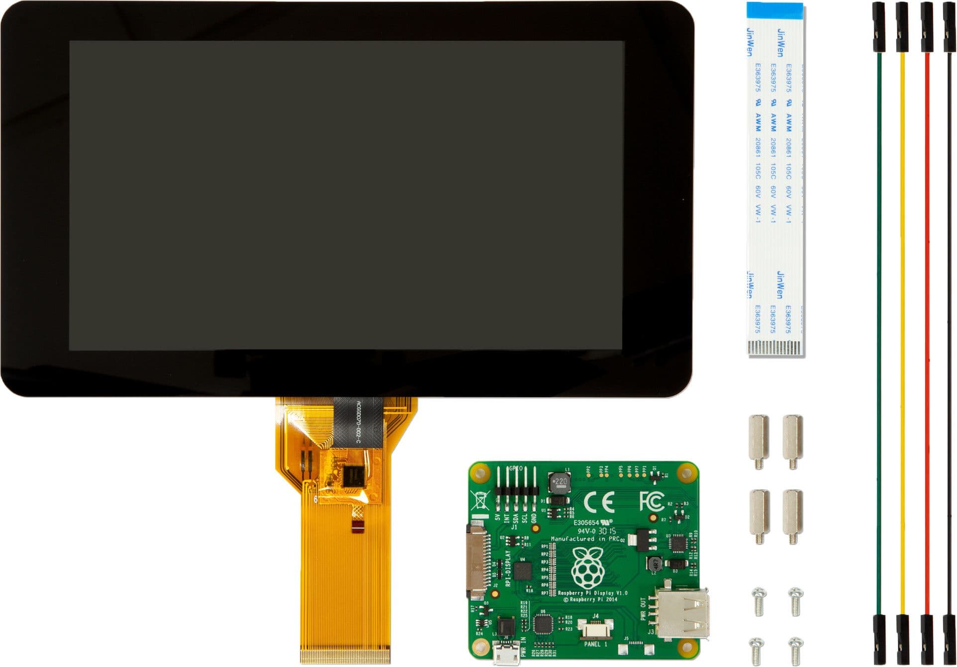 Raspberry Pi Official 7" LCD-berøringsskjerm