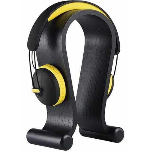Samdi Wooden Headphone Stand - Rødek (Svart)