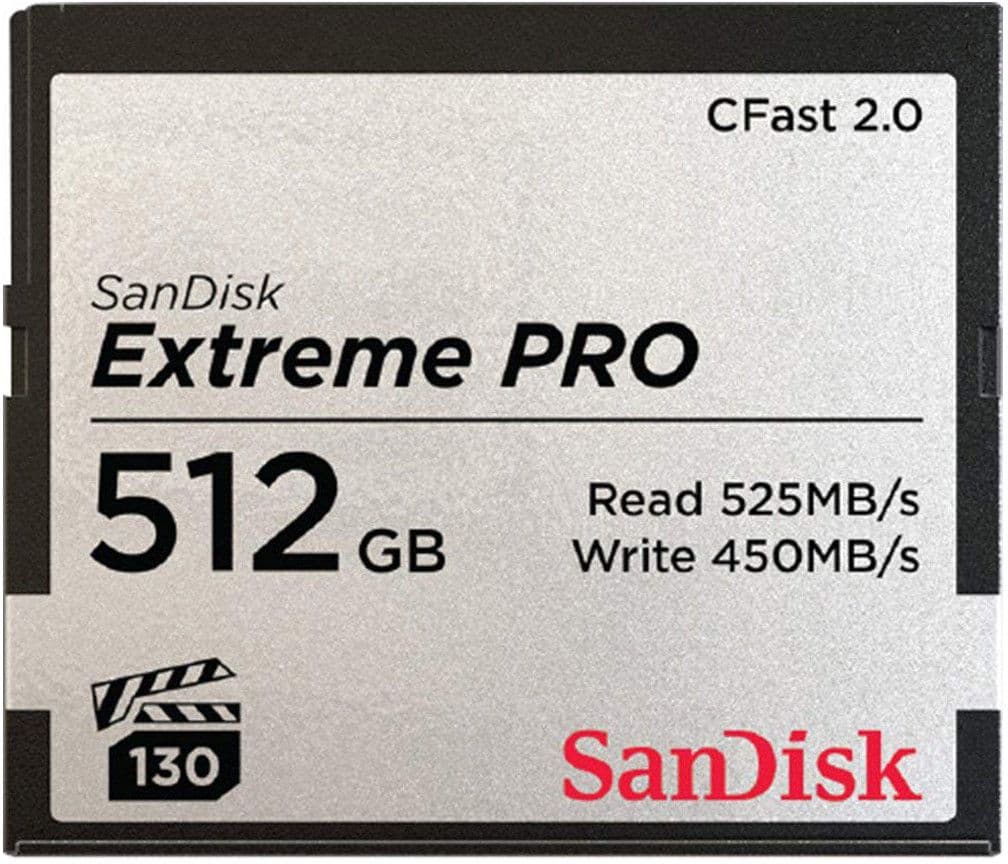 SanDisk Extreme Pro CFast 2.0 minnekort - 128 GB
