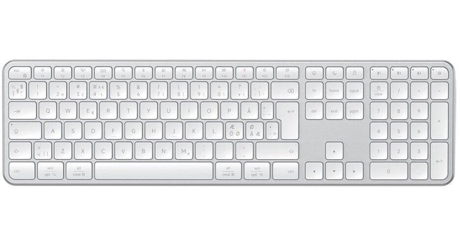 Satechi EX3 Slim Wireless Keyboard - Sølv