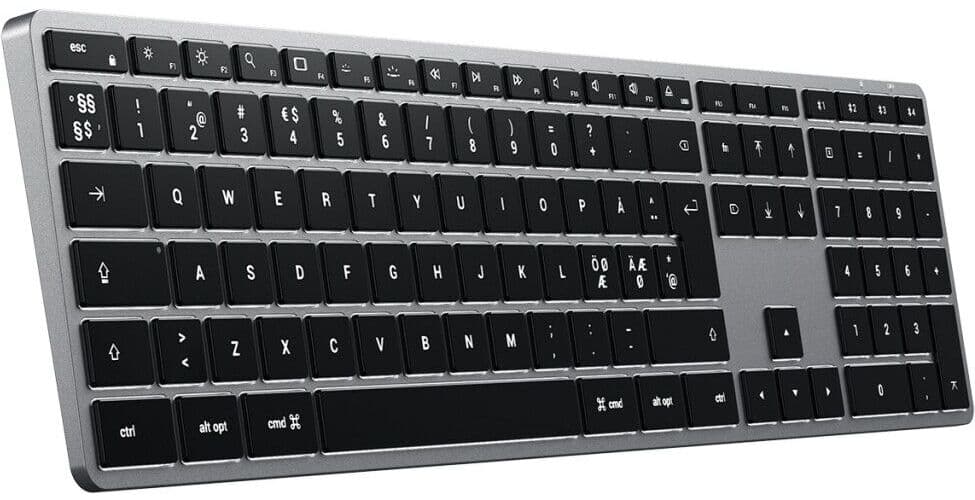 Satechi Slim X3 Bluetooth bakgrunnsbelyst tastatur