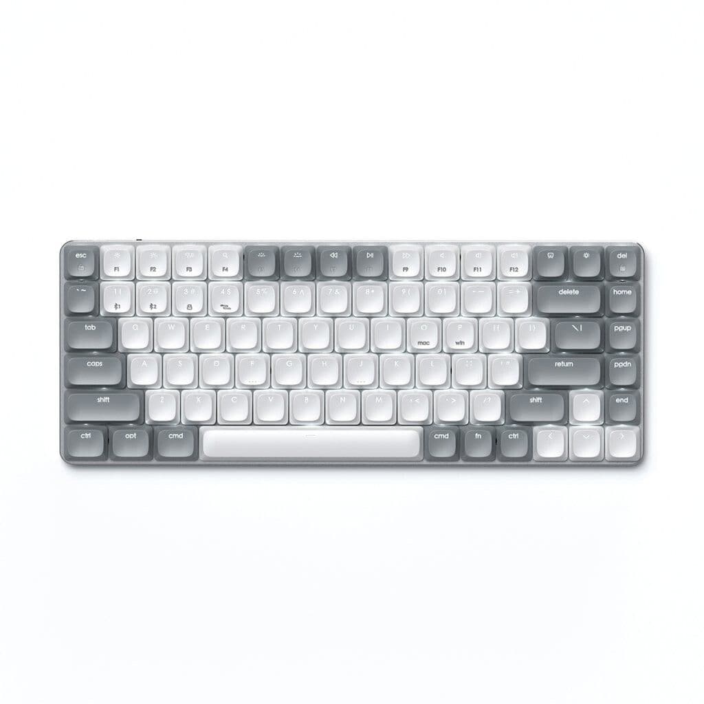 Satechi SM1 Slim mekanisk bakgrunnsbelyst Bluetooth-tastatur - Lysegrå