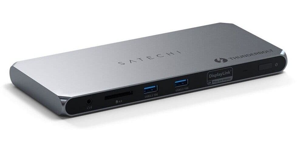 Satechi Thunderbolt 4-dokkingstasjon med DisplayLink