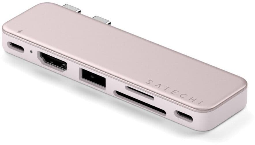 Satechi USB-C Snap Hub - Rosa