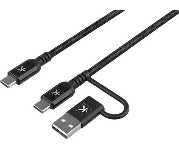 Skross Link 2-in-1 Pro Braided USB-C Cable