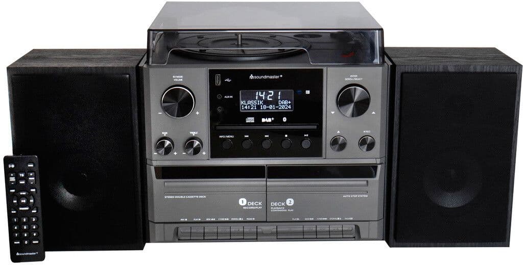 Soundmaster MCD5600 Stereo Music Centre - Svart