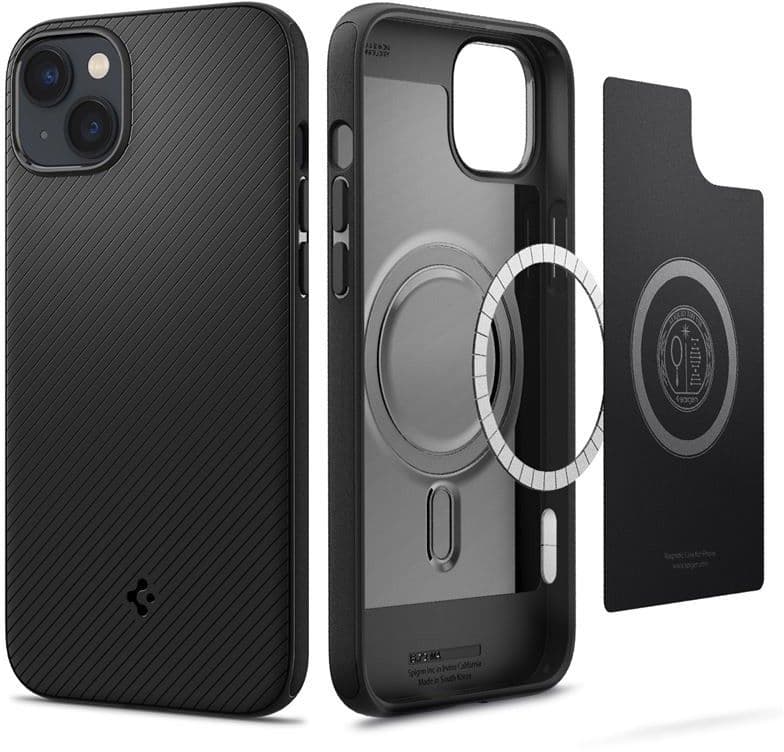 Spigen Armor MagFit (iPhone 14 Plus) - Svart