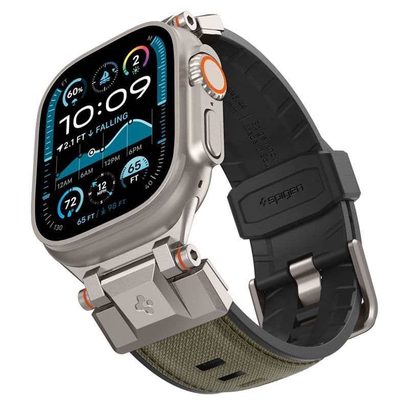 Spigen DuraPro Armor (Apple Watch 49/46/45/44/42 mm) - Grønn