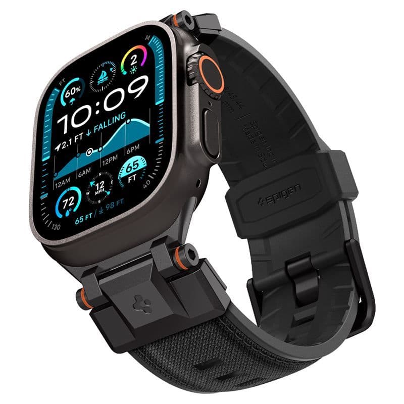 Spigen DuraPro Armor (Apple Watch 49/46/45/44/42 mm) - Svart