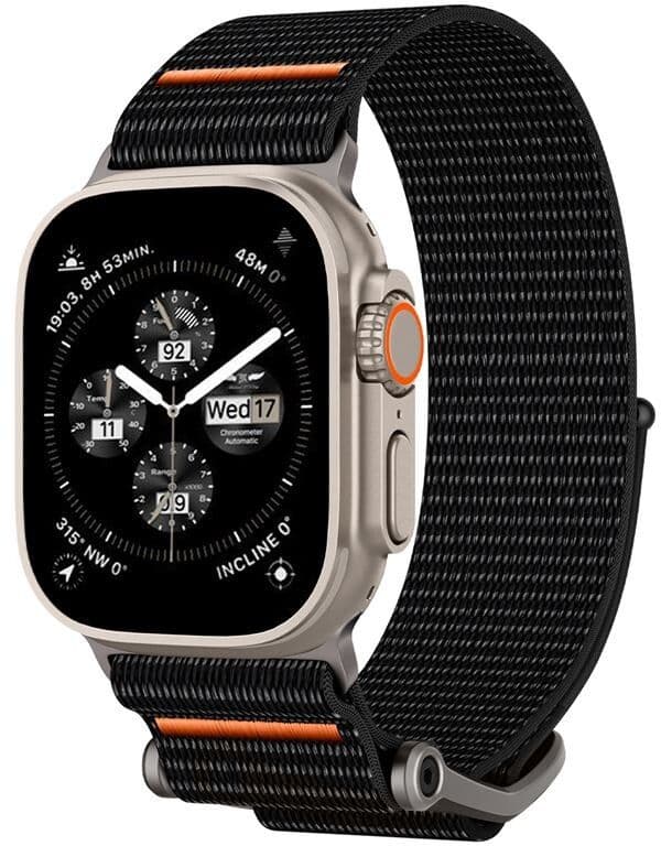Spigen DuraPro Flex Ultra Band (Apple Watch Ultra 49mm) - Svart