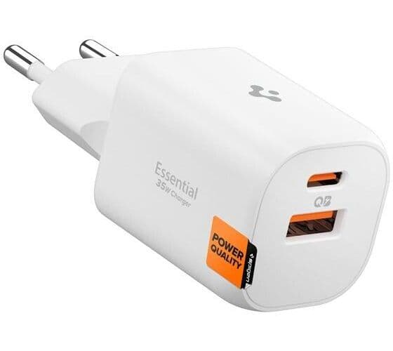 Spigen Essential 35W Vegglader - Hvit